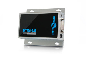 DVI приемник кодированного сигнала от IP передатчика FullHD видео PROCAST Cable в CAT5e/6