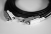 PROCAST Cable 2RCA/2RCA.5 – межблочный звуковой соединительный стерео кабель 2RCA (m) - 2RCA (m), черный, 5m