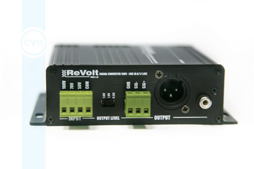 CVGaudio ReVolt - одноканальный преобразователь спикерного сигнала трансляционных систем в звуковой сигнал линейного уровня
