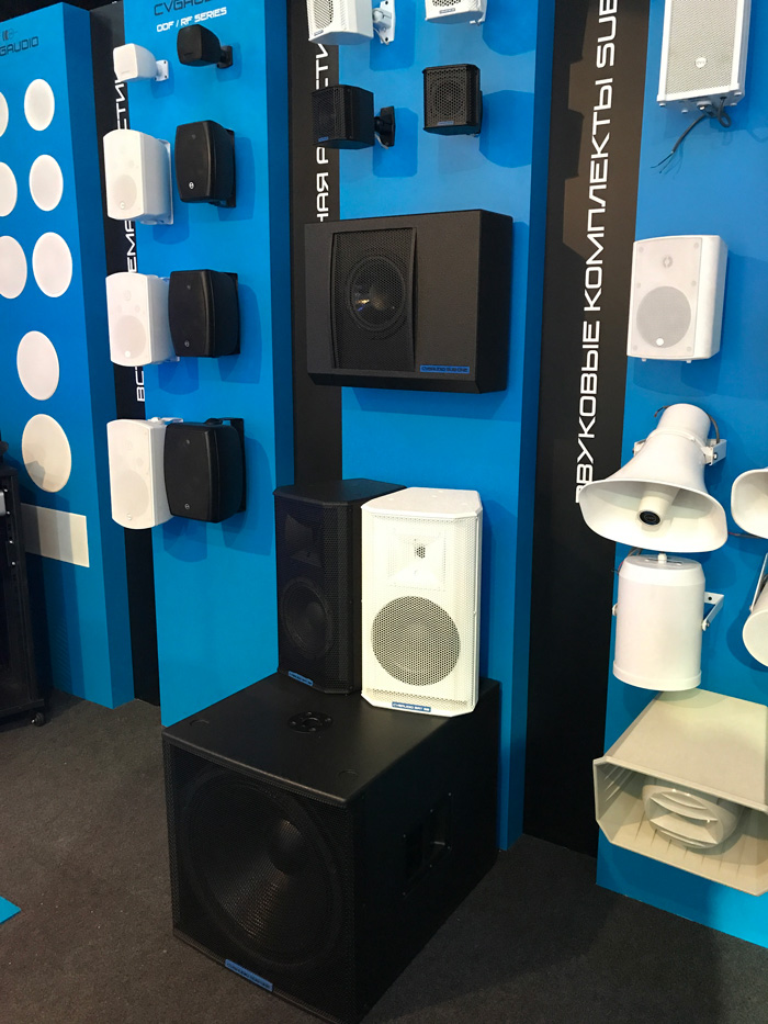 CVGaudio на выставке Prolight + Sound NAMM 2017 в Сокольниках