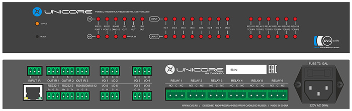 CVGaudio UNICORE - центральный контроллер для комплексного управления всей мультимедийной системой