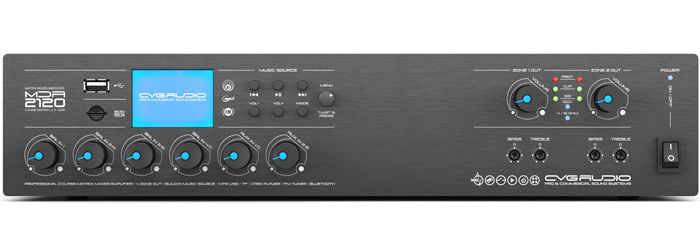 CVGAUDIO MDA-2120 - профессиональный двухзонный матричный микшер-усилитель