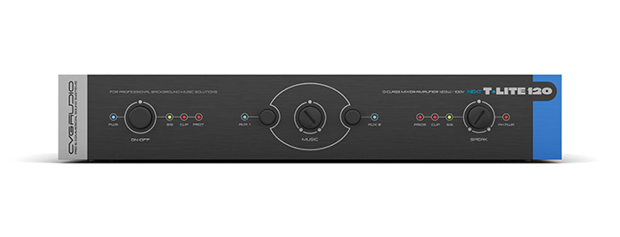 Серия микшеров-усилителей для 100V трансляционных систем фонового звука - CVGAUDIO NEXT T-Lite