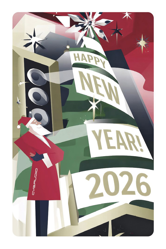 Компания CVGAUDIO поздравляет Вас с наступающим Новым 2026 годом!