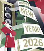 Компания CVGAUDIO поздравляет Вас с наступающим Новым 2026 годом!